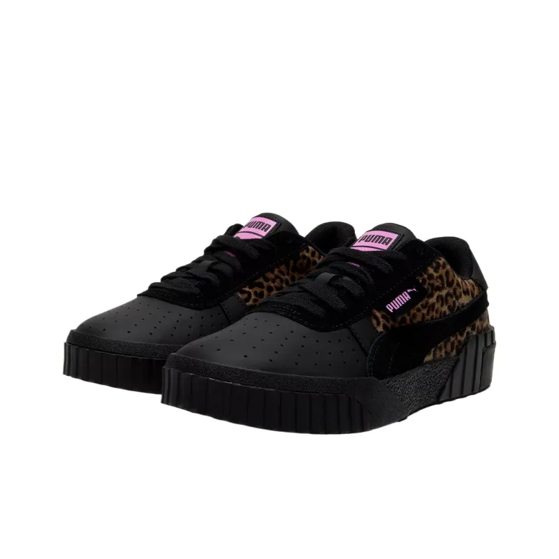 PUMA Cali OG Low Top Training Shoes Women's Black Purple-2