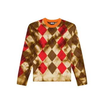 DIESEL K-Airo Tie-Dyed Knitted Jumper