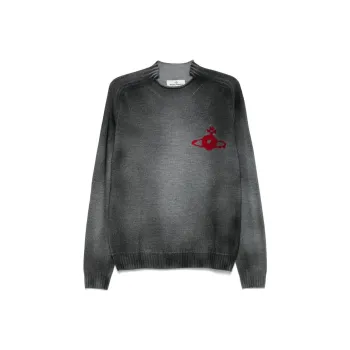 Vivienne Westwood Sean Logo Intarsia Jumper