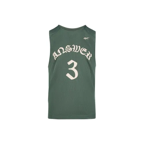 Reebok Tank Tops Men's Army Green