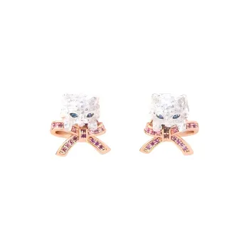 Kate Spade Copper Stud Earrings Women's Silver
