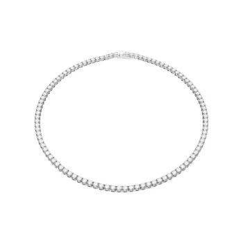 Swarovski Rhodium Plated Necklaces Women's White