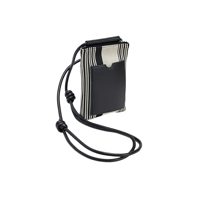 URBAN REVIVO Fabric Shoulder Bag Men's Multicolor-6