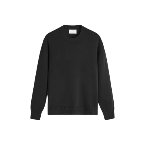 Farah Tim Marineblå sweatshirt med rund hals i økologisk bomuld