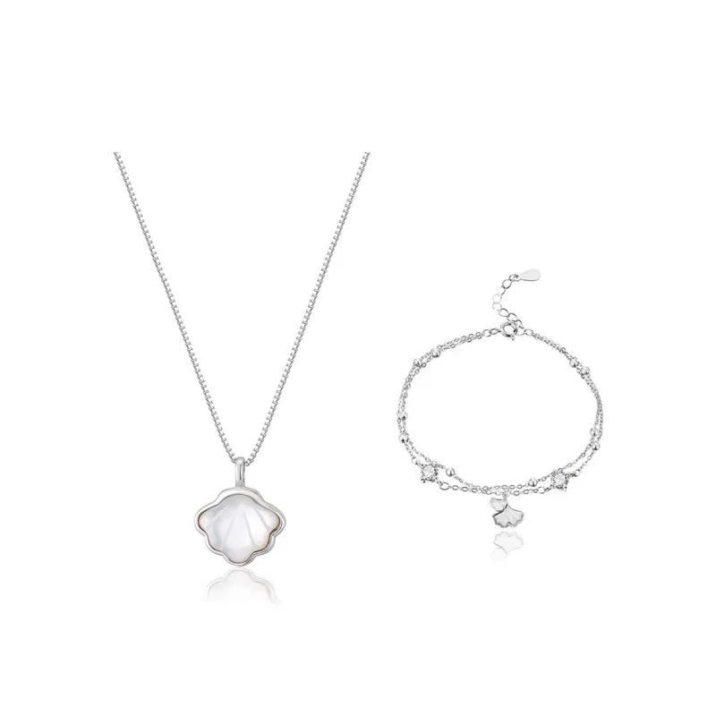 Kelanxi Mother Of Pearl Necklaces Women's-0