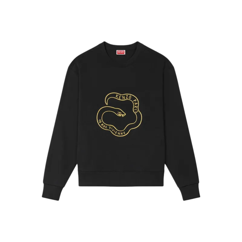 KENZO Year Of The Snake Embroidered Crewneck Sweatshirt-0