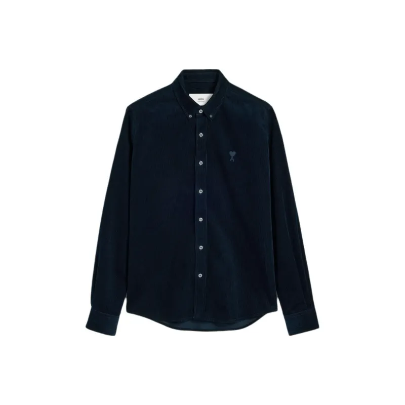 AMIPARIS Paris Long-Sleeved Buttoned Shirt-0