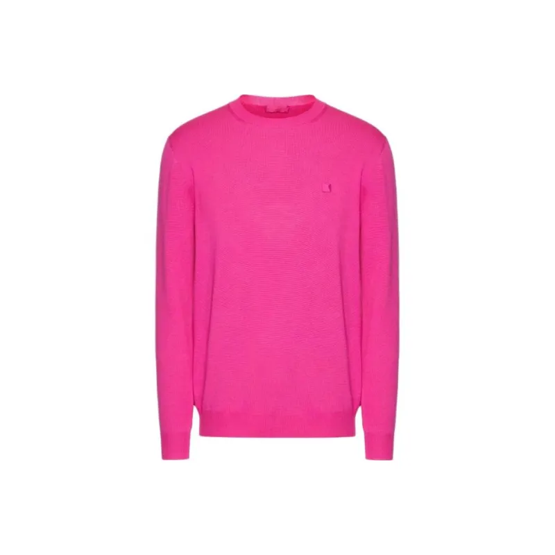 Valentino Sweaters Men Rose Red-0