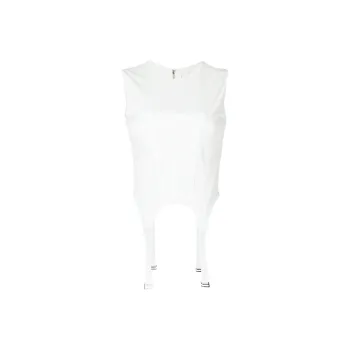 DION LEE Garter Corset Tank Top