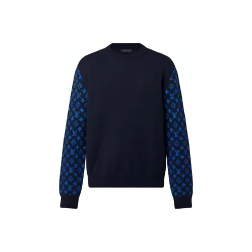 LOUIS VUITTON Monogram Mix Cashmere Crewneck