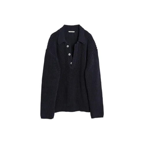 OUR LEGACY Big Piquet Chunky Ribbed Knit Jumper