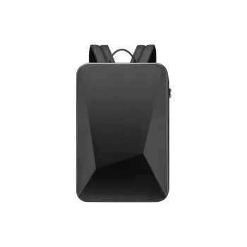 BOPAI PC, Fabric Hard Shell Laptop Backpack Large Size Men's Black