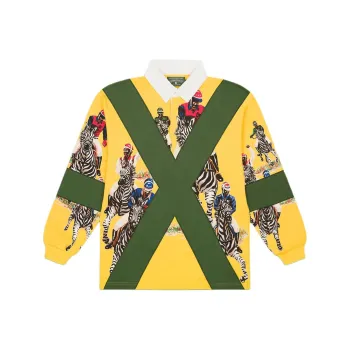 Denim Tears The Great Black Jockeys Series FW24 Shirt Unisex Yellow