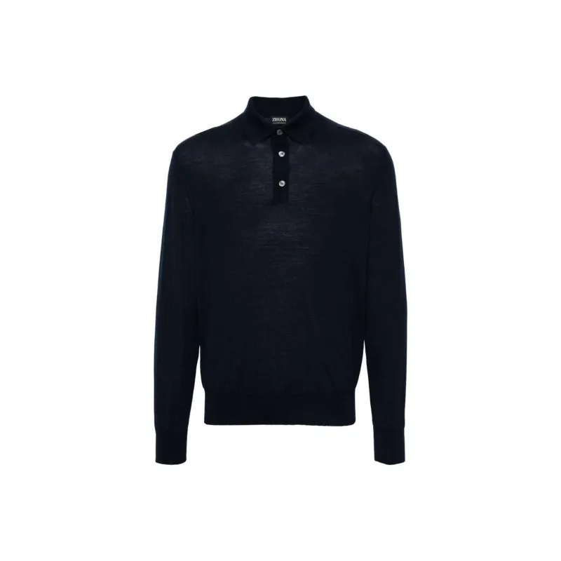 Ermenegildo Zegna Wool Polo Shirt-0