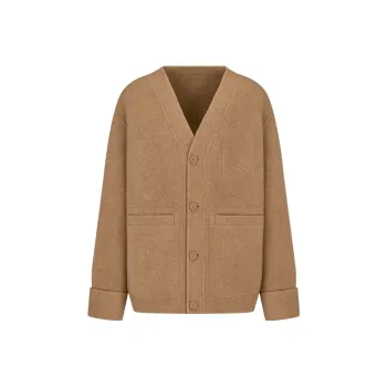 DIOR Dior Quarterly New Products FW22 Sweater Men's Brown