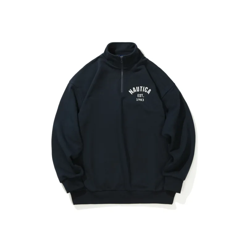 Nautica White Sail Long Sleeved Sweatshirt Unisex-12