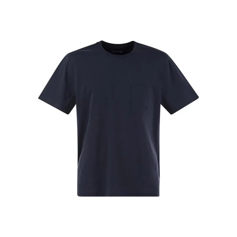 Vilebrequin Logo embroidered T shirt-0