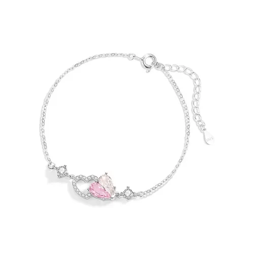 ALI THE FOX S925 Sterling Silver Zircon Bracelets Women's