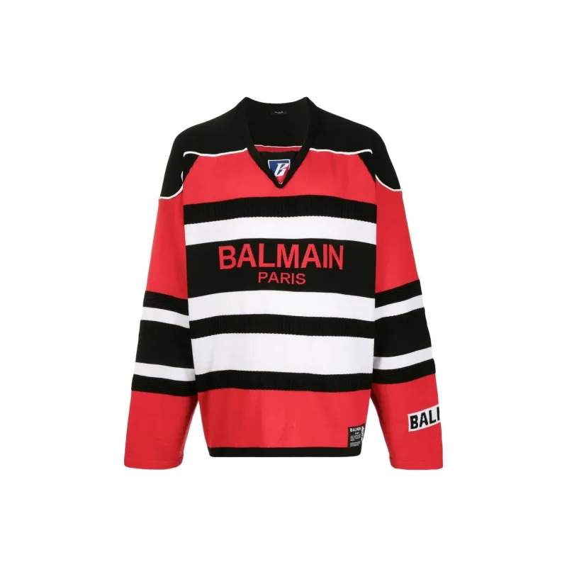 BALMAIN B Sporty Boxy Sweatshirt-0