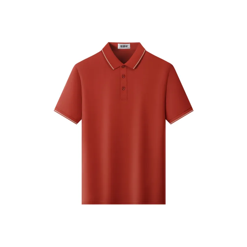 H YXIANG Polo Shirts Men-22