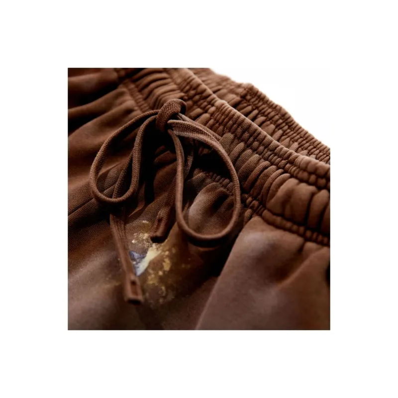 SSSAINT LOUIS Casual Shorts Unisex Dark Brown-4