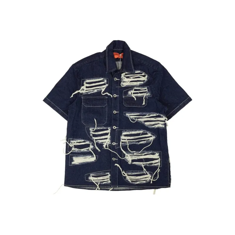 Who Decides War Shirt Men's Blue-0
