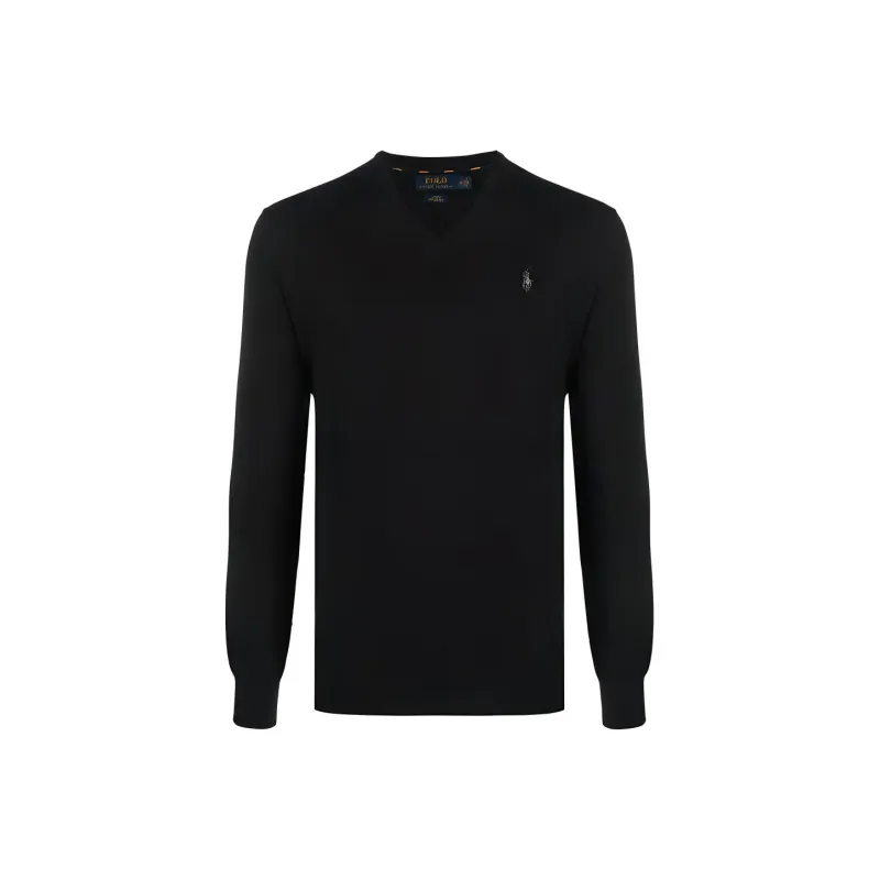 Polo Ralph Lauren Logo Embroidered Knitted Jumper-0