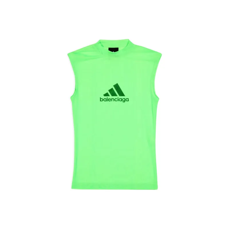 Balenciaga X Adidas Sleeveless Fitted Top-0