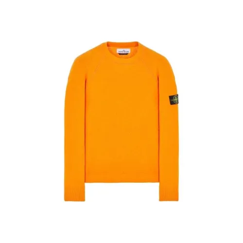 STONE ISLAND SS23 Sweater Men's Orange