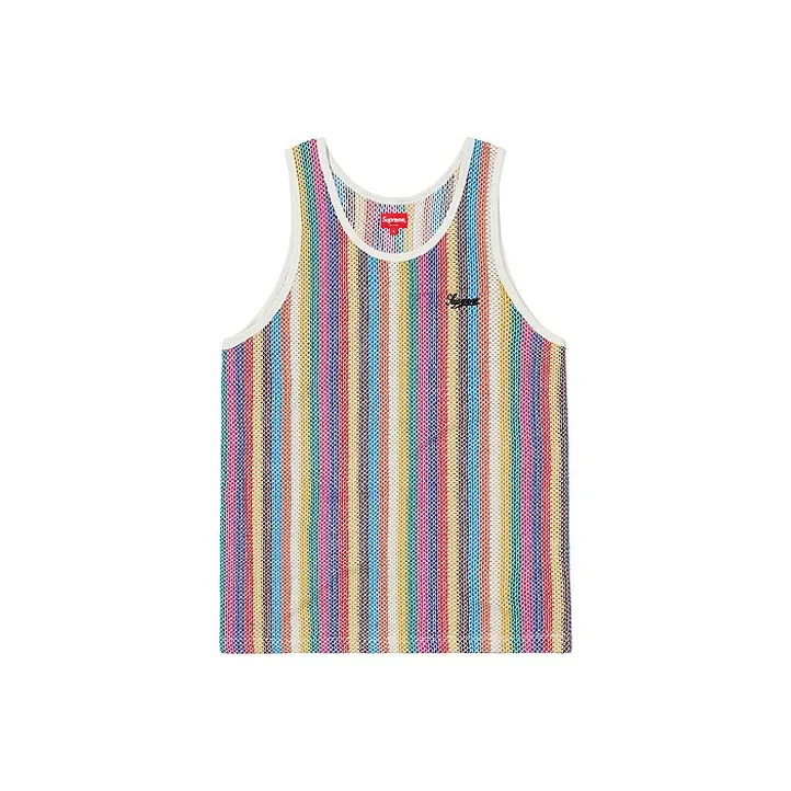 Supreme Knit Stripe Tank Top-0