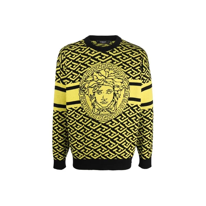 VERSACE Medusa Monogram Crewneck-0
