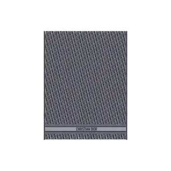 DIOR Cotton Wool Mulberry Silk Knit Scarves Women's