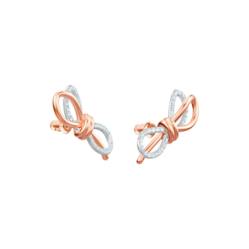 Swarovski Lifelong Bow Stud Earrings Women's-1