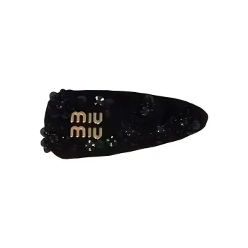 MIU MIU Hair Clips Women's Black