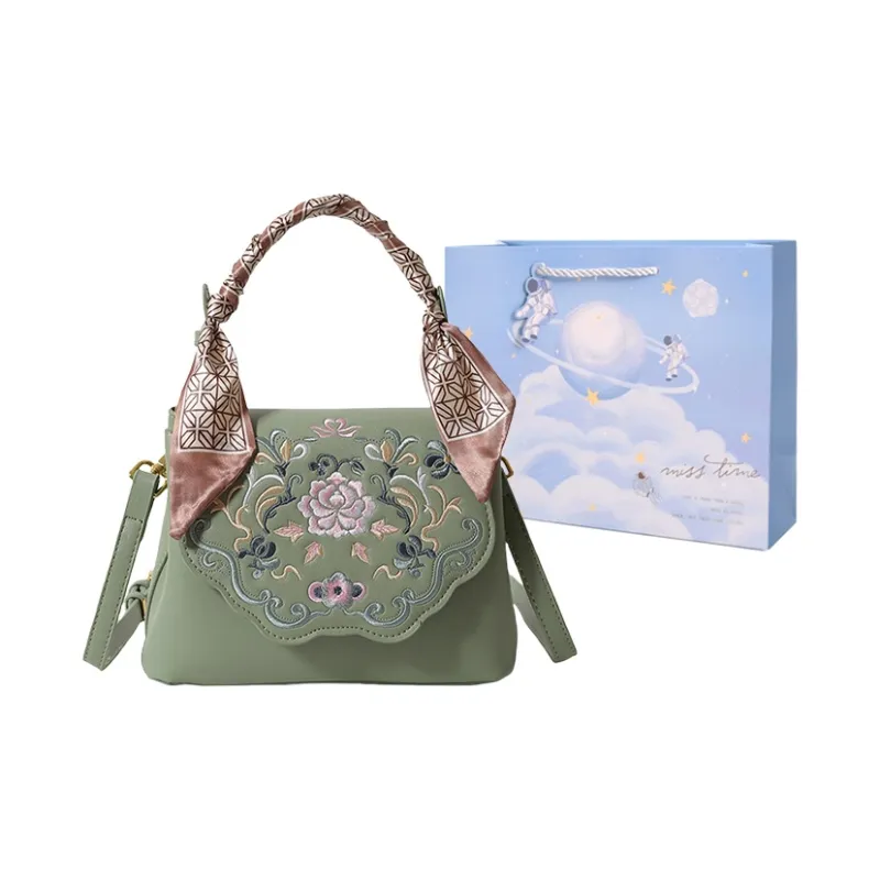 Duoluplo Doron Paul PU Handbag Women's Sea Blue/Beige Pink/Tea Green/Black/Khaki-12