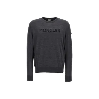 Moncler Logo Patch Knitted Jumper