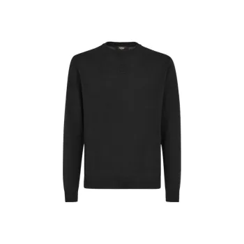 FENDI Crewneck Long Sleeve Knit Sweater