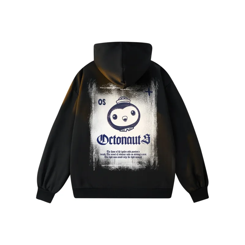 Small Columns Under The Sea Hoodie Unisex-4