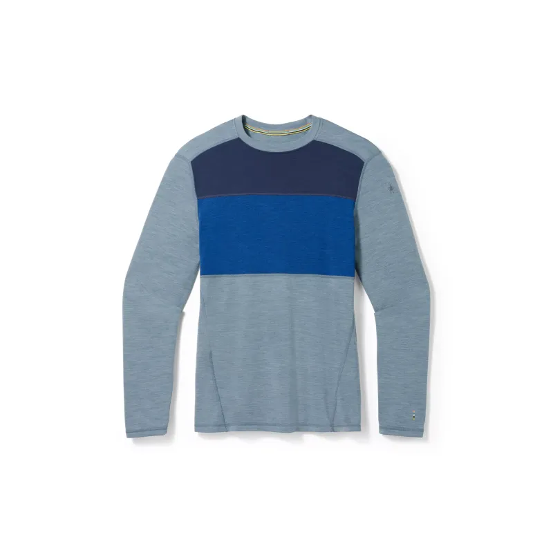 SMARTWOOL Men's Classic Thermal Merino Base Layer Colorblock Crew Sweater Men's-2