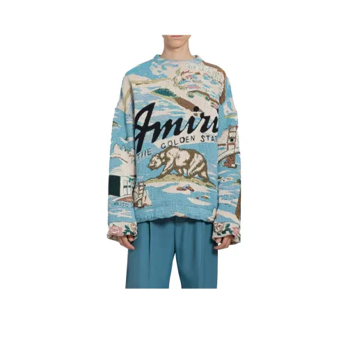 AMIRI Sweaters Men Blue