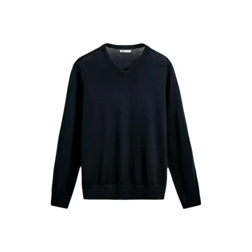 logo-print cotton T-shirt Blu