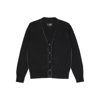 MM6 Maison Margiela V Neck Knitted Cardigan