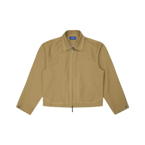 Ader Error Blue Hats Caps & Coats Men's Beige