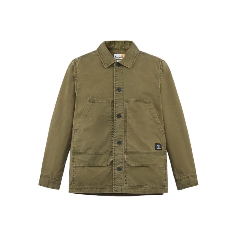 Timberland Shirt Men's Dark Olive Green-0