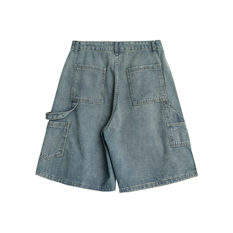 AMBER LIGHT Denim Shorts Unisex-8