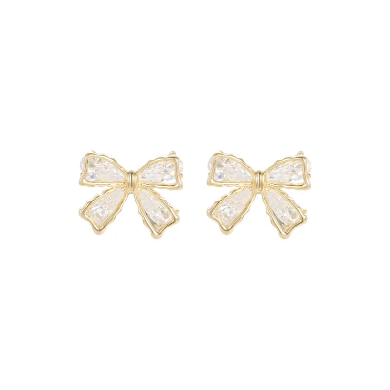 BING STUDIO S925 Silver Stud Earrings Women's-3