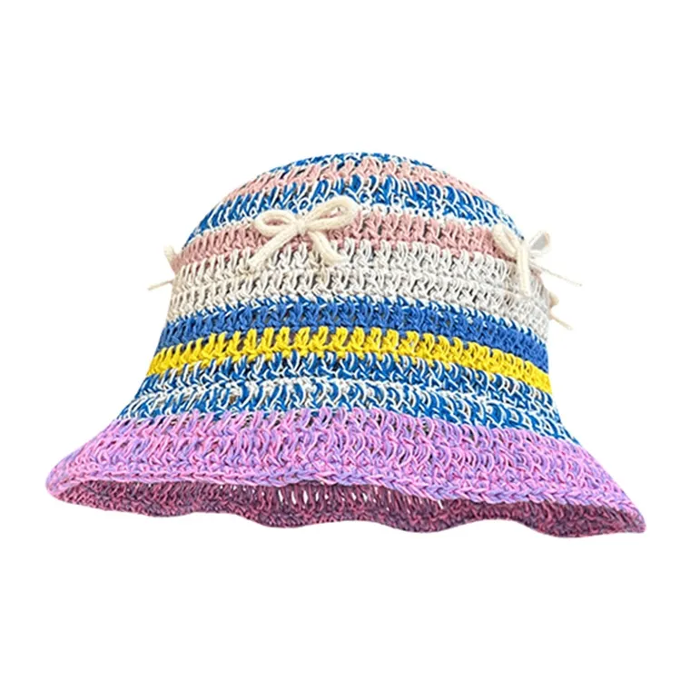 Lanza Straw Woven Sun Protection Hats Women's-4
