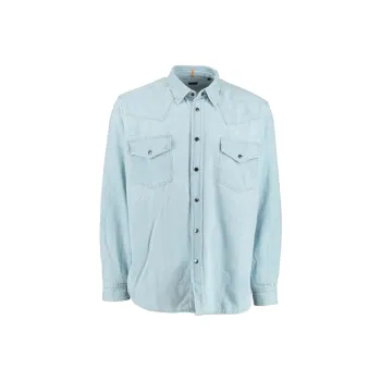 HUGO BOSS SS23 Shirt Men's Blue