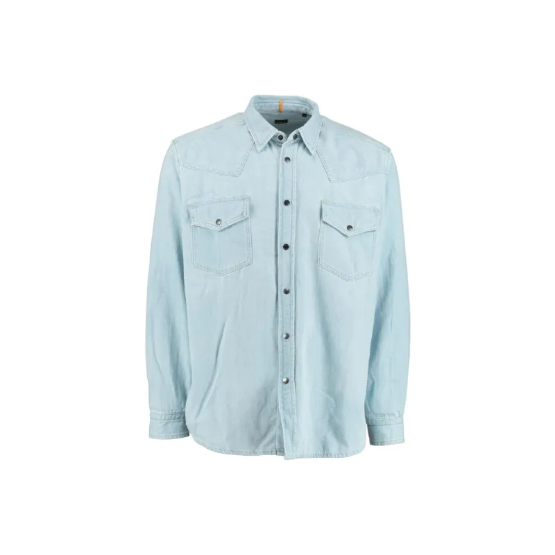 HUGO BOSS SS23 Shirt Men's Blue-0