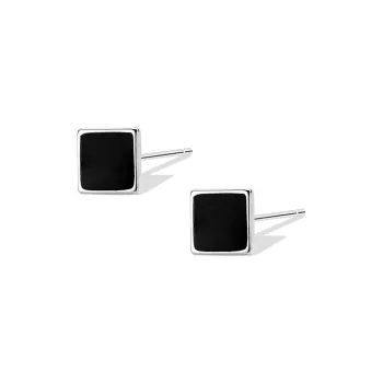 BLANK IN BLANK Sterling Silver Stud Earrings Unisex